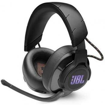 JBL Quantum 600 Wireless Over-Ear Eaming Headset with Microphone and RGB, PC and PS Wirelessly Compatible Only, in Black