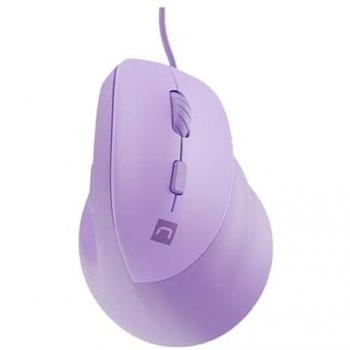 Ratón Óptico Universal NATEC Crake 2 Pro 12800 DPI USB Tipo A Mano Derecha Púrpura