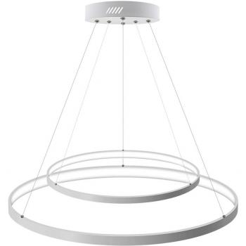 LEDBOX Luminaria colgante ELIX 60W Blanco Ø57+38cm Blanco neutro