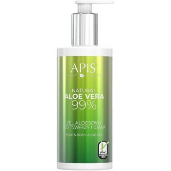 Apis Natural Cosmetics Aloe Vera Intensive Moisturising Gel for Face, Body and Hair 300 ml