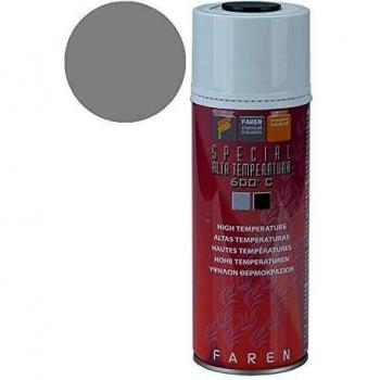 Pintura spray esmalte siliconico alta temperatura, Plateado