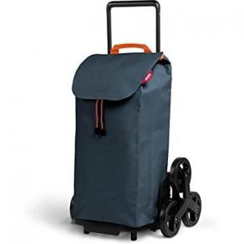Carro de Compras GIMI Tris Gris - 52L, 6 Ruedas, Ecológico y Fácil de Usar