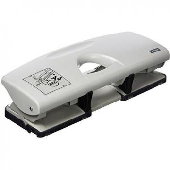 PETRUS 623360 - Taladro de oficina 4 agujeros gama PERLA modelo 405 color gris