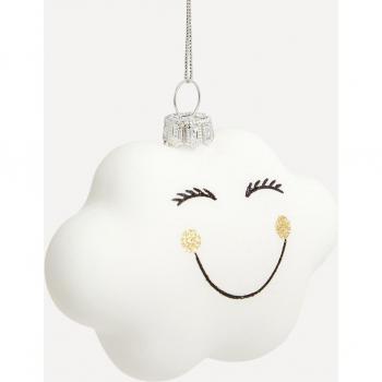 Colgante de cristal en forma de nube para decorar el árbol de Navidad