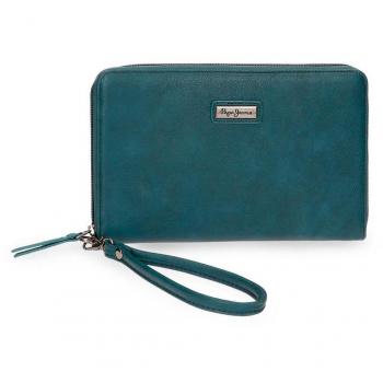 Pepe Jeans Croc Tarjetero, 23 cm, 0.86 Litros, Verde