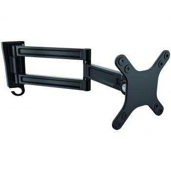 StarTech.com Wall Mount Monitor Arm, Dual Swivel, Supports 13 Inch to 27 Inch Monitors, VESA Mount, TV Wall Mount, TV Mount