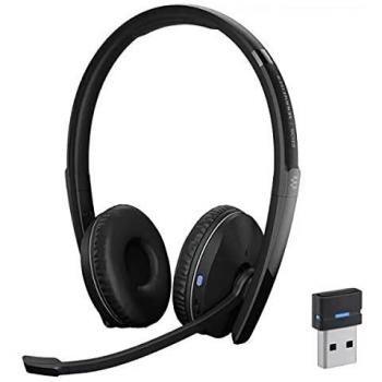 Auriculares Binaurales EPOS Sennheiser Adapt 260 con Micrófono y Bluetooth USB-A Negro