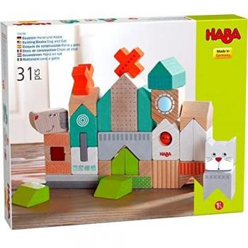 Bloques de Construcción HABA para Perros y Gatos - 31 Piezas