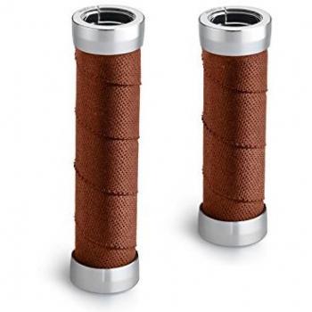Brooks Manillar Cambium Slender Grips Largo/Corto, Rust, 809 102 30