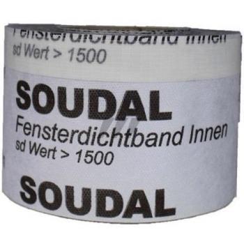 Soudal - Cinta aislante interior para ventanas, 150 mm x 25 m