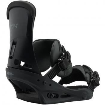 Burton Custom Fijaciones, Hombre, Negro