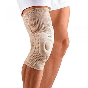Bauerfeind GenuTrain A3, Vendaje de Rodilla, Derecho, Beige, Talla 3