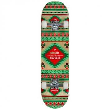 Skateboard Playlife Tribal Anasazi 8''x31'', diseño tribal, medidas 8 pulgadas de ancho y 31 pulgadas de largo