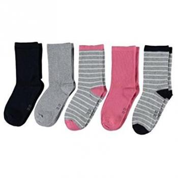 NAME IT PACK DE 5 CALCETINES PIVA SOCK - 37-39, Rapture Rose