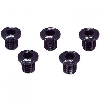 BBB Tornillos (Juego De 5) De Plato Aluminio Triplestar Bcr-52 Negros