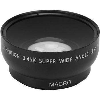 Lente Macro Gran Angular JSR 1155 Avanzada 49MM 0.45X Compatible con Todas las Lentes de Cámara de 49MM