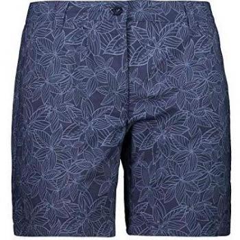 CMP Pantalones cortos Dry Function con estampado floral, para mujer, color azul, D36