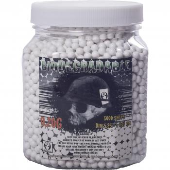 Militar-TLD Balines para pistola de bolas Airsoft bote 5000 bolas biodegradables 0,20 g Envio 24 horas