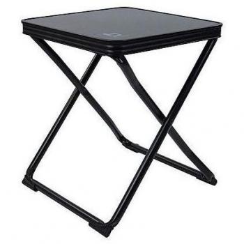 Taburete Plegable Bo-Camp con Tablero - Negro