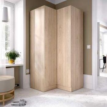 Armario Esquinero Essen 2 Puertas Natural 184,2X92,5X90,5 Cm