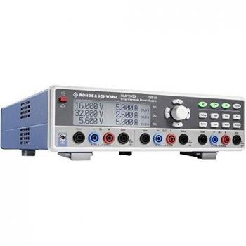 Fuente de alimentación de laboratorio programable Rohde & Schwarz HMP2030, ajustable 0-32 V, 5 A (máx.), 188 W, control remoto, 3 salidas