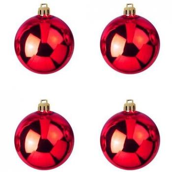 Europalms 83501260 10 cm Decoball, Rojo