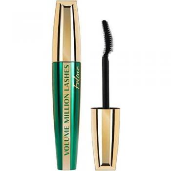 L'Oréal Paris Máscara Millón de Pestañas, Felline, Volumen Definido, Color Negro - 9.2 ml