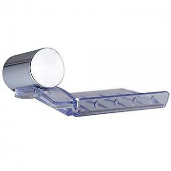 EDM 01376 Jabonera Envasado, Plateado, 5.82 × 14.1 × 4.29 Cm