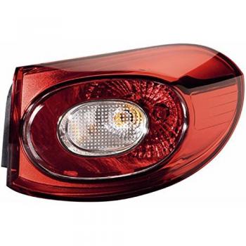 Luz trasera HELLA 2SD 009 691-101, piloto trasero LED, color rojo y blanco, con función de luz de freno, intermitente y posición, diseño compacto y resistente a impactos, homologación E