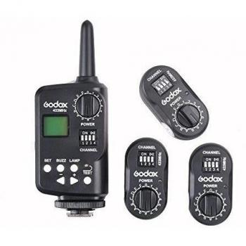 Godox Ft-16 Disparador 433Mhz 16 canales potencia Control remoto inalámbrico 1x transmisor+3x Receptor para Witstro Ad180 Ad360 flash Speedlite