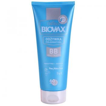 Acondicionador L'Biotica Biovax BB 7 en 1 con Queratina y Seda 200ml