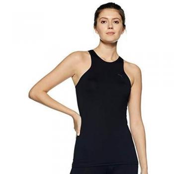 PUMA Feel It Tank Camiseta De Tirantes, Mujer, Black, M