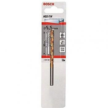 Bosch 2 608 596 706 - Brocas para metal HSS-TiN, DIN 338