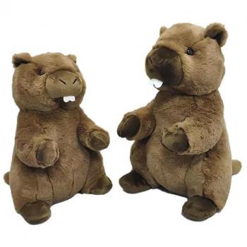 Peluche Marmotte Brune 38 Cm Creaciones Llopis