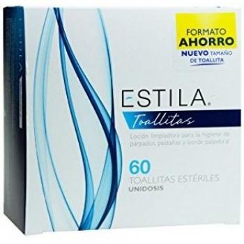 Estila Sterile Eyelid and Eyelash Wipes - 60 Count