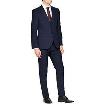 next Hombre Chaqueta De Traje Recto Cierre De Dos Botones