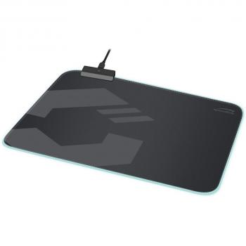 Alfombrilla de ratón Speedlink Levas LED Soft Gaming Mousepad Tamaño M, color negro, con iluminación RGB