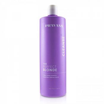 Pravana Perfect Blonde Purple Toning Shampoo 33.8oz - Anti-Yellowing Formula for Blonde Hair