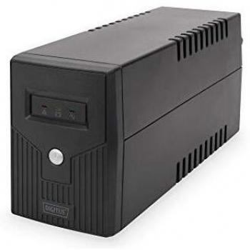 Digitus Line-Interactive UPS 600VA/360W with AVR, 1x12V/7Ah Battery, 2xSCHUKO Outlets, USB and RJ11 Ports