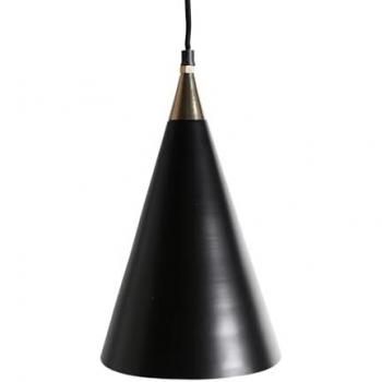Lámpara de Techo Colgante Haly de Hierro Negro 19x19x135cm