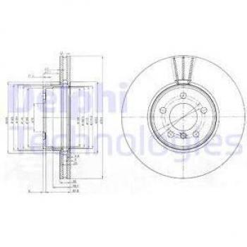 Disco de freno DELPHI BG9008C - Disco de freno, marca DELPHI, modelo BG9008C