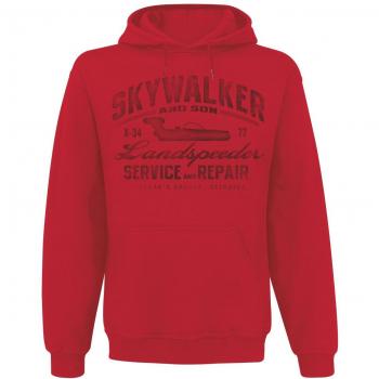 Skywalker And Son Hoodie (Red), Small