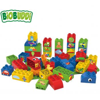 Set de Bloques Educativos BiOBUDDi 40 Piezas con Base Multicolor BB-0006