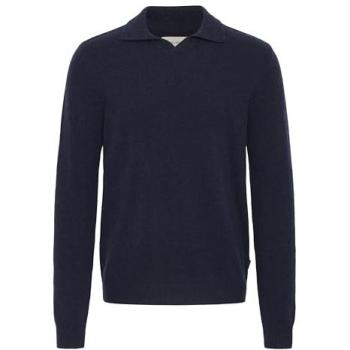 Suéter de cuello polo Blend Branko azul oscuro 3XL