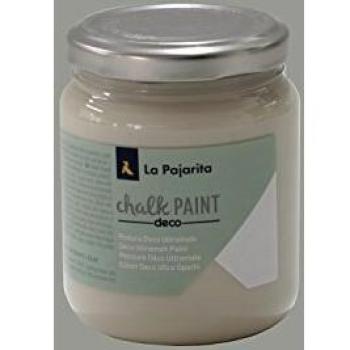 La Pajarita 105637 Pintura para Decoración y DIY, Chalk, 1, Gris