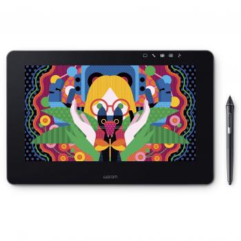 Wacom DTH-1320 Cintiq Pro 13 - Monitor de Dibujo con lápiz Digital Pro Pen 2, Tableta gráfica de 13 Pulgadas, HD 8192 Niveles sensibilidad de presión, Compatible con Windows 10 y Mac OS, Color Negro