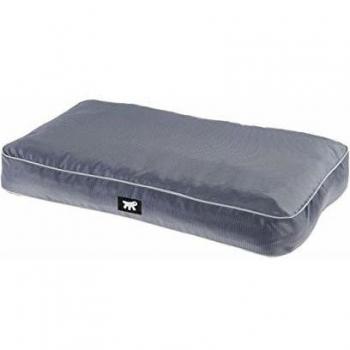Cama Ortopédica para Perros con Colchoneta Extraíble - Impermeable y Resistente a Arañazos - 110 x 70 x h 8 cm - Color Gris