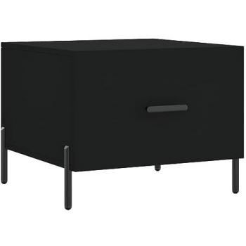 Mesa de centro negra 50x50x40 cm en madera contrachapada