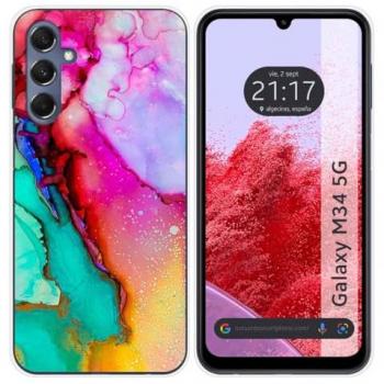 Funda Silicona Samsung Galaxy M34 5G Diseño Mármol 15 Dibujos