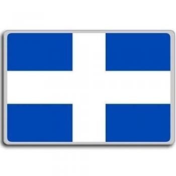 Netherlands, Zwolle City flag fridge magnet - Calamita da frigo